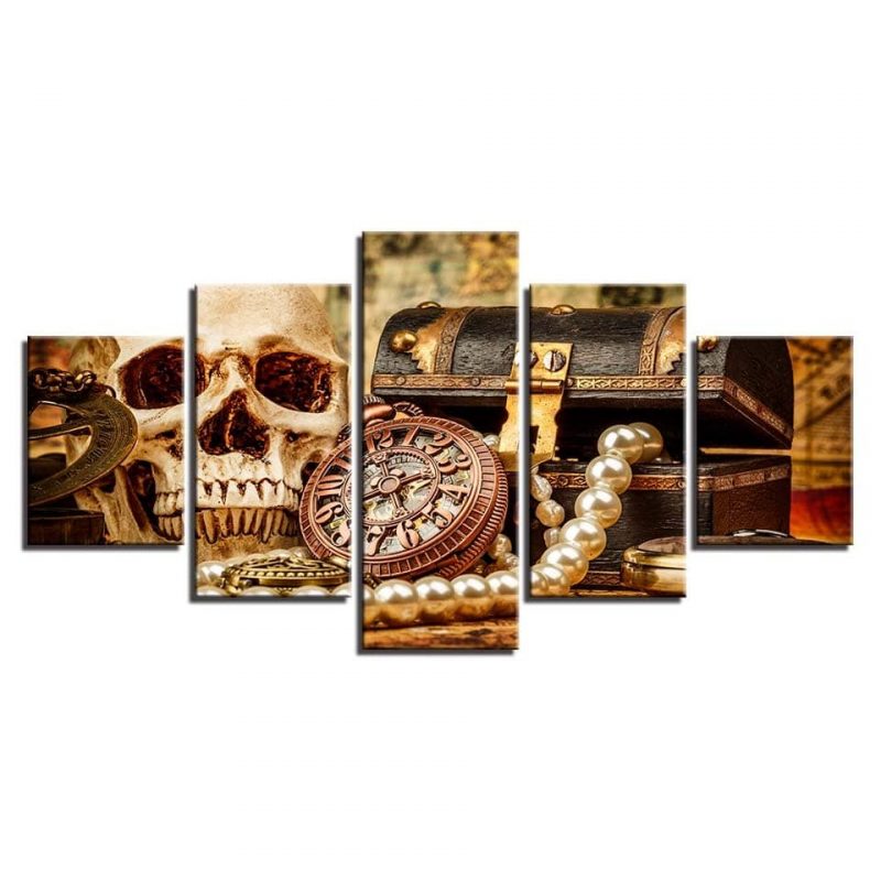 Tableau pirate tête de mort 4 6899 7a94cf